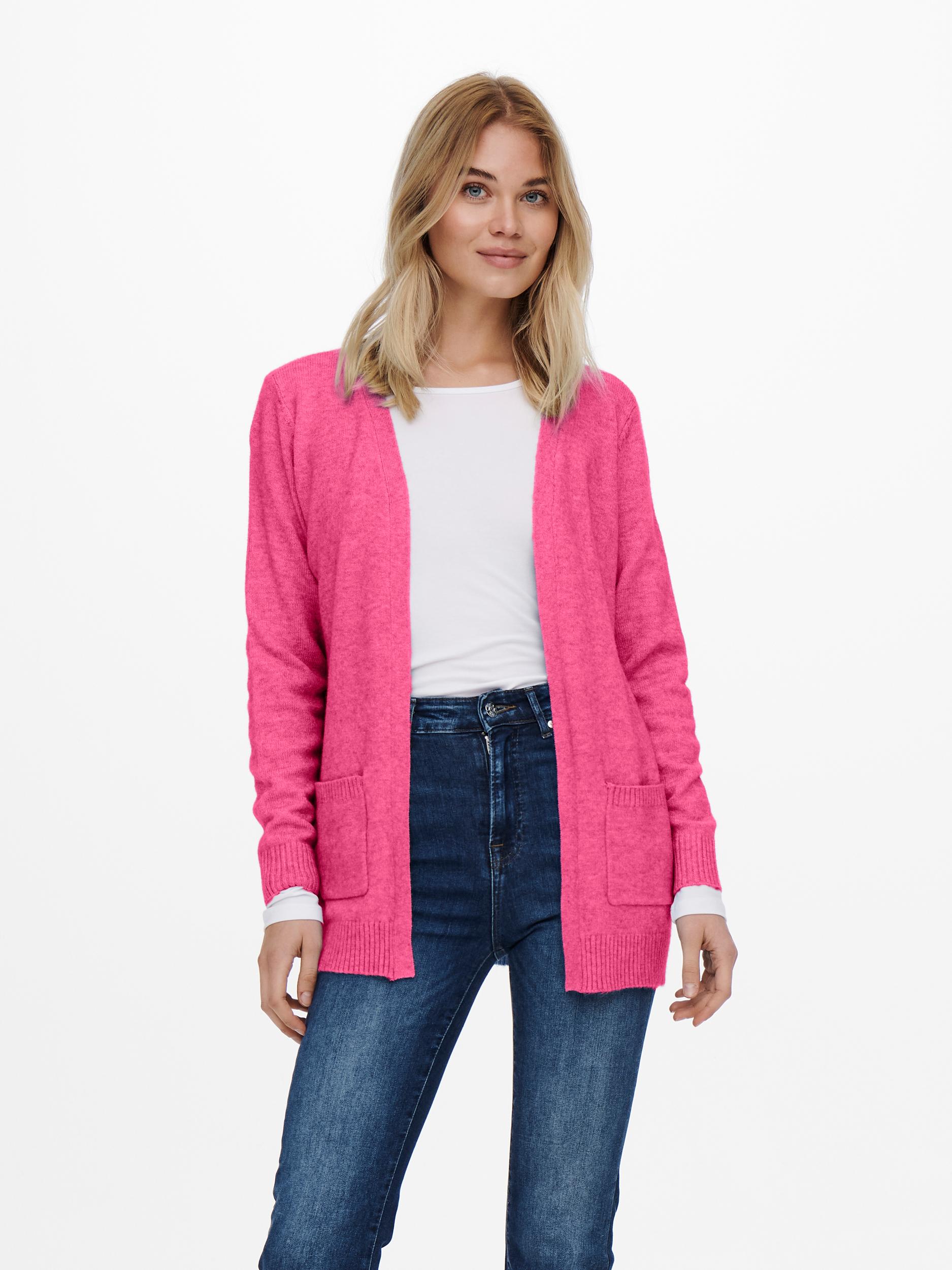 Only ONLLESLY L/S OPEN CARDIGAN KNT - Horsthemke NOOS