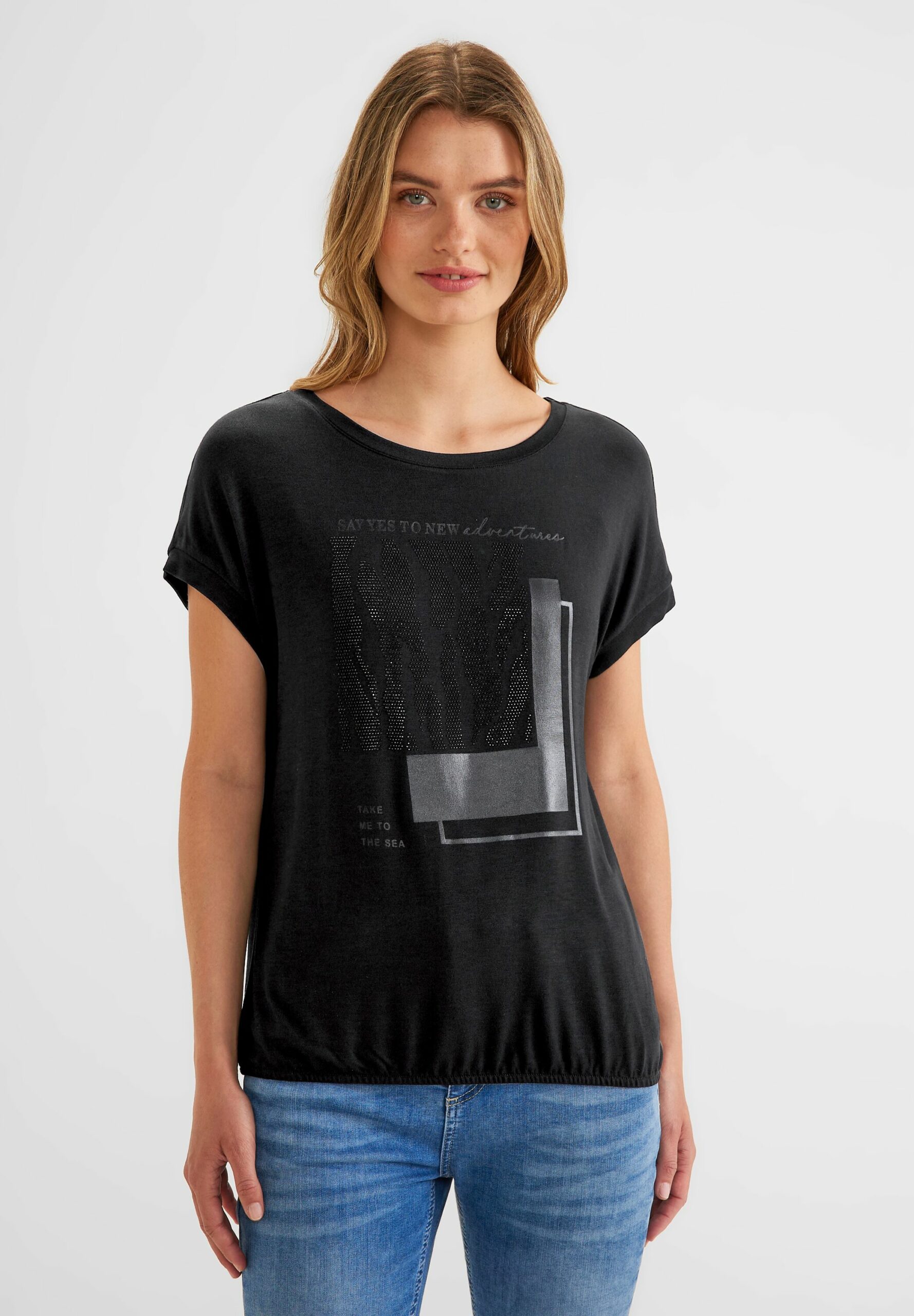 Street One T-Shirt mit Partprint - Horsthemke