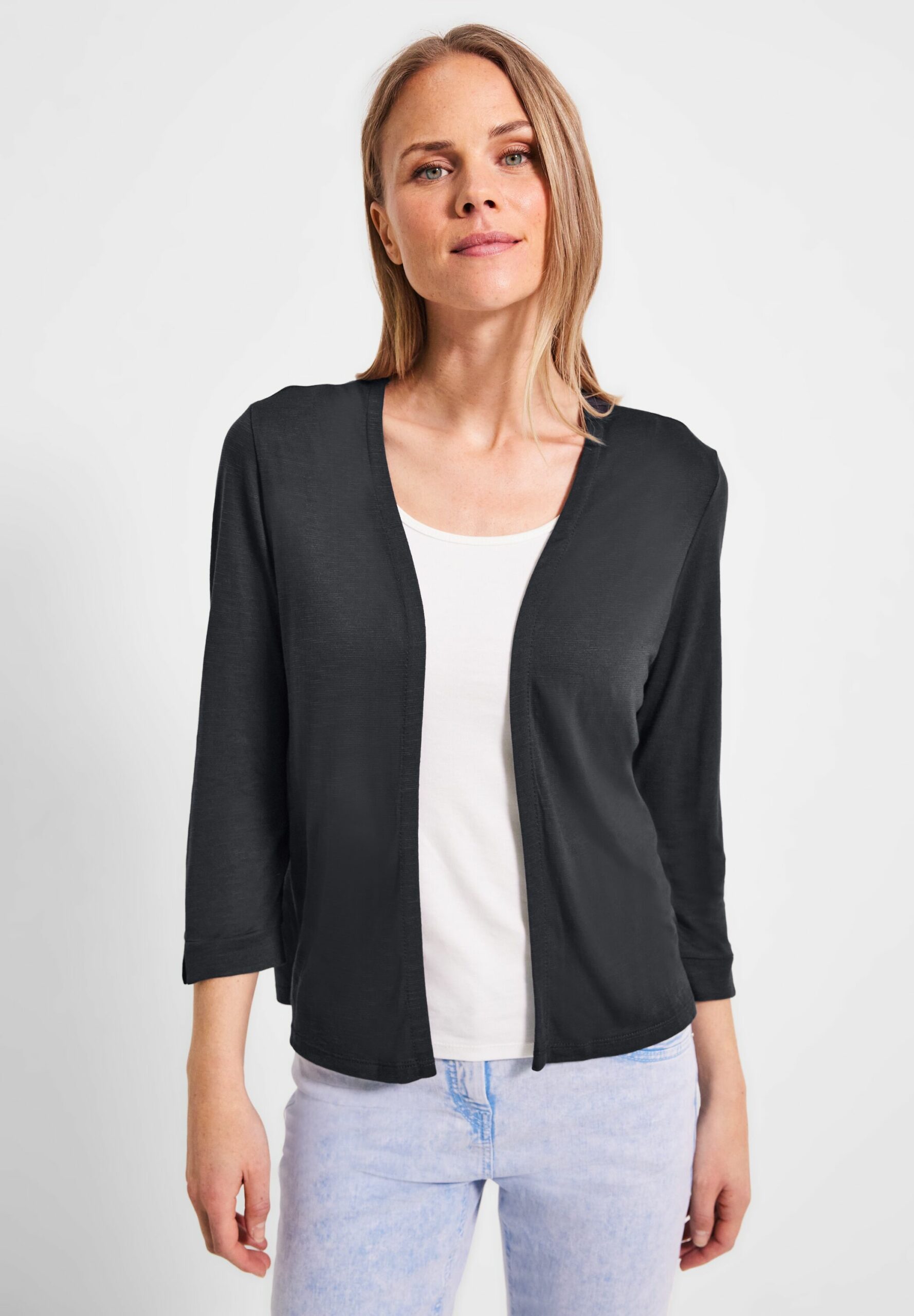Cecil Shirtjacket in Unifarbe - Horsthemke
