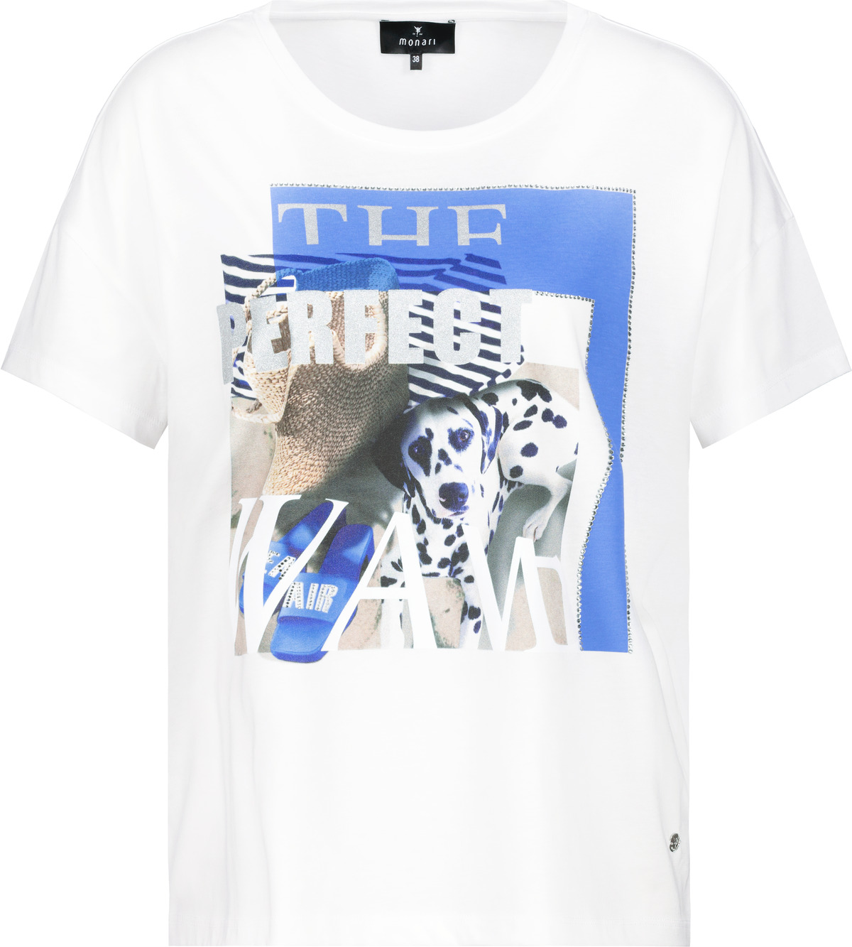 Monari T-Shirt mit Dalmatiner print - Horsthemke