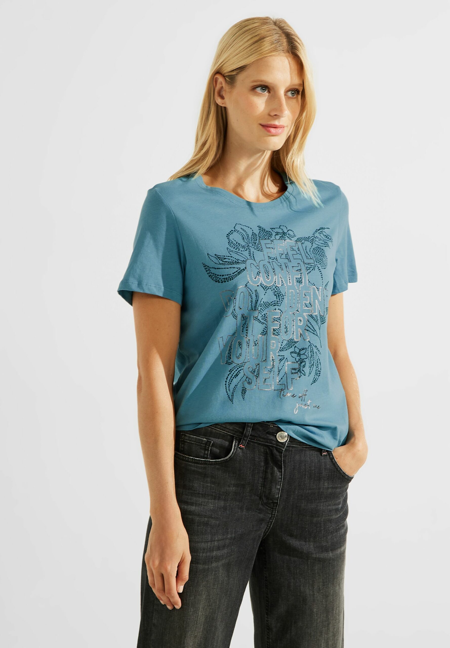 Cecil T-Shirt mit Frontprint - Horsthemke